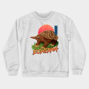 Echidna - white Crewneck Sweatshirt